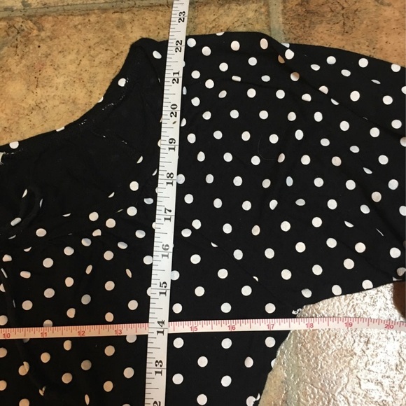 Almost Famous Polka Dot Top - Picture 4 of 8